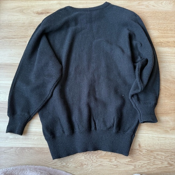 Vintage Sweater with Velvet and Embroidery - Picture 4 of 4